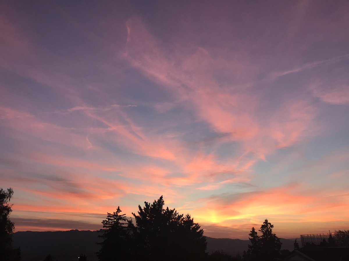 No filter the sky is on fire