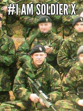 IAmSoldierXUK's tweet photo. Stand with #IAmSoldierX, the British soldier discharged for appearing in a selfie with Tommy Robinson, by sending your photos to Soldier@TheRebel.Media and sign the petition at https://t.co/eElBrX3nOq. https://t.co/BaOoDYQltT