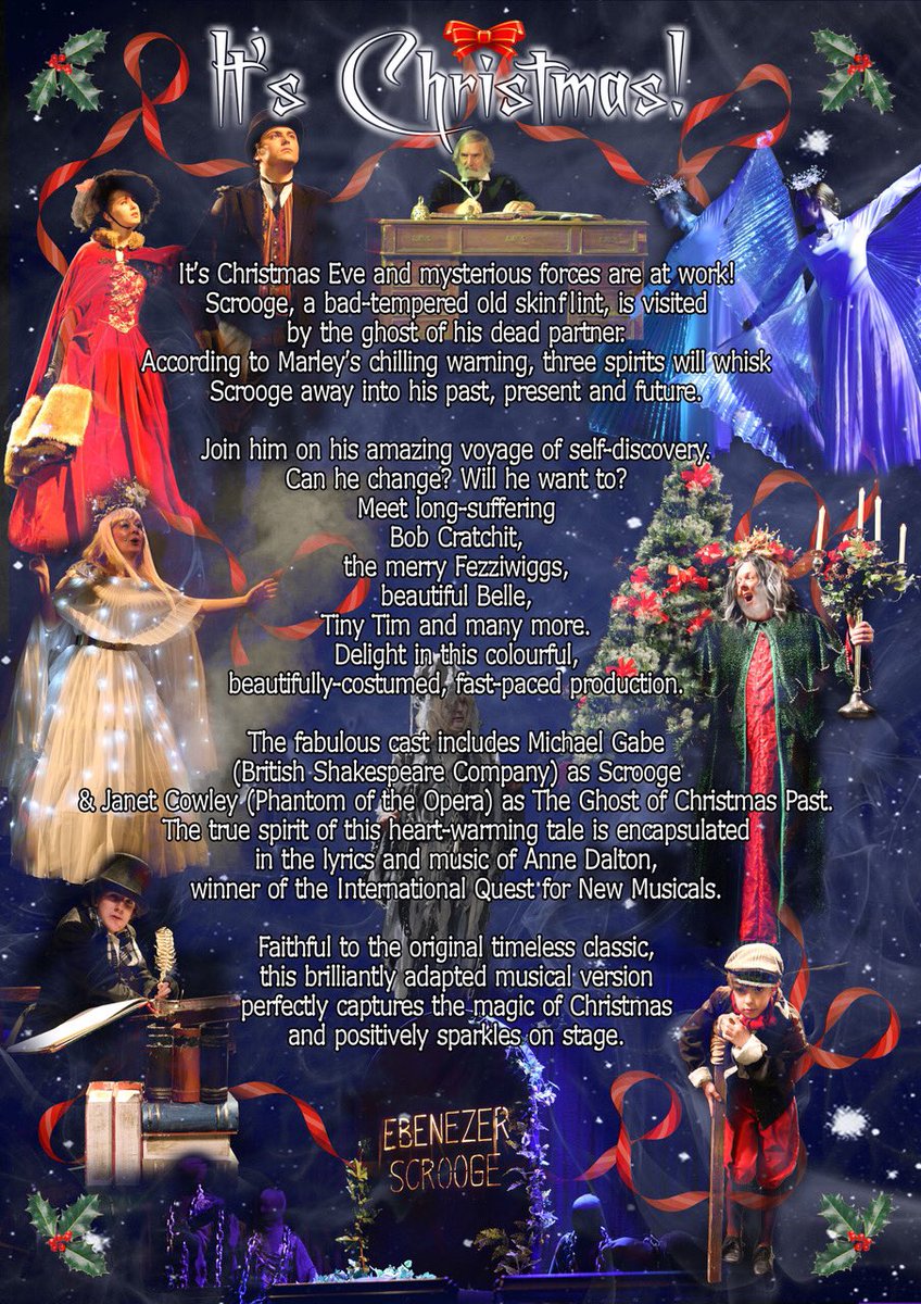 Anne Dalton’s fabulous A Christmas Carol opens at Billingham Forum 3 weeks today.  Wonderful music, spectacular costumes, this fun filled family musical is bound to get you in the Christmas spirit!  Book now on 01642 552663 or forumtheatrebillingham.co.uk. <a href="/theatre_forum/">Forum Theatre</a> <a href="/TeesActive/">Tees Active</a>