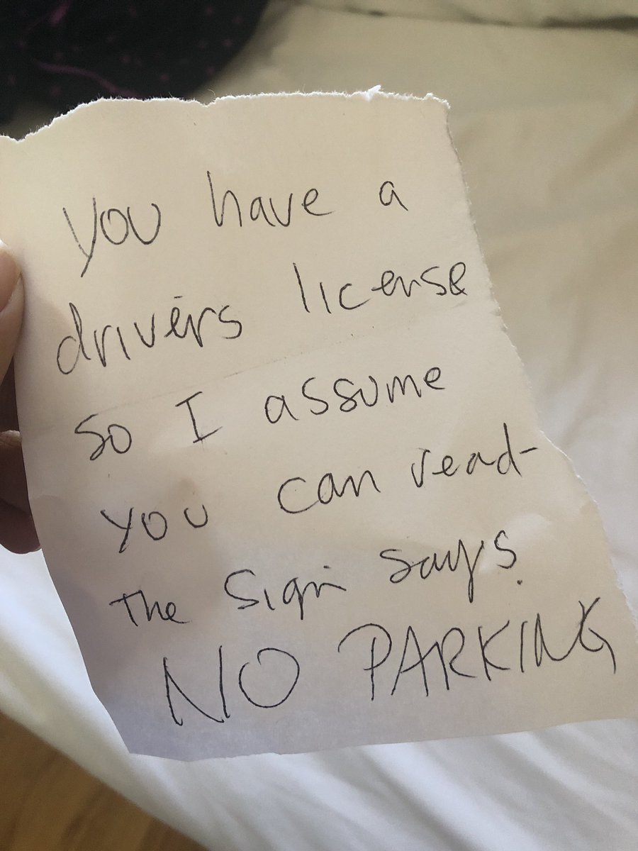 vikigrl's tweet photo. #sfparking lol #luckgame #notow #angryneighbor 😆 https://t.co/OfY2Zy2LXT