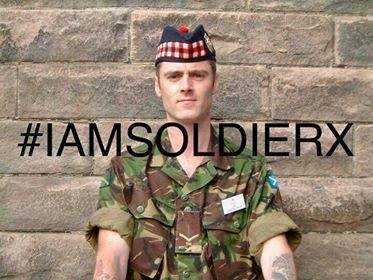 IAmSoldierXUK's tweet photo. Stand with #IAmSoldierX, the British soldier discharged for appearing in a selfie with Tommy Robinson, by sending your photos to Soldier@TheRebel.Media and sign the petition at https://t.co/eElBrX3nOq. https://t.co/JItHHx6lxm