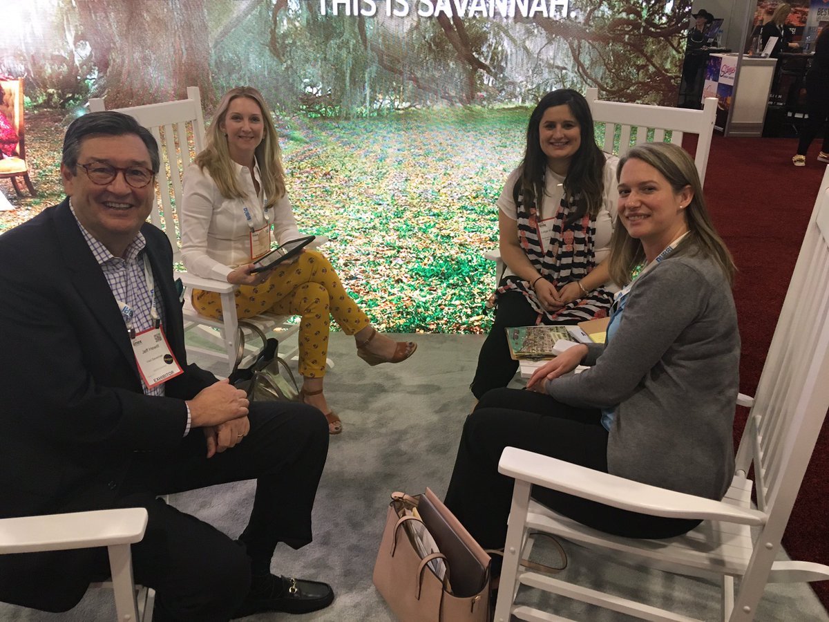 Michael Caffin (@michaelcaffin) on Twitter photo Posing at <a href="/VisitSavannah/">Visit Savannah</a>’s #IMEX18 booth were (l-r) Jeff Hewitt, Sr. VP; Sissy Livingston, @westinsavannah; Lidija Ahmetovic, #Sanannah Int’l Trade & CC; and Michelle Smith, <a href="/PodiumConfs/">Podium Conferences</a>. #meetingprofs #Eventprofs Posing at <a href="/VisitSavannah/">Visit Savannah</a>’s #IMEX18 booth were (l-r) Jeff Hewitt, Sr. VP; Sissy Livingston, @westinsavannah; Lidija Ahmetovic, #Sanannah Int’l Trade & CC; and Michelle Smith, <a href="/PodiumConfs/">Podium Conferences</a>. #meetingprofs #Eventprofs