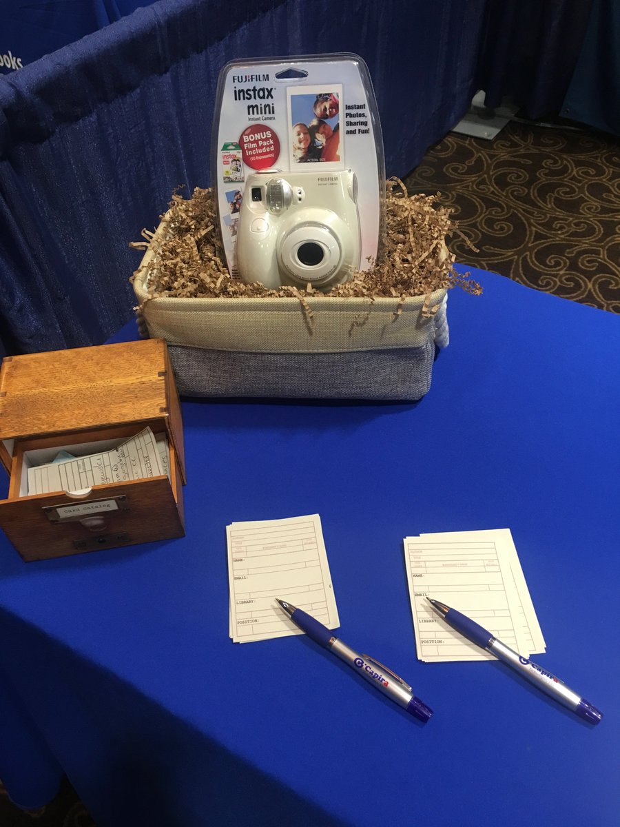 Capira Technologies (@capiratech) on Twitter photo #MLA2018 attendees come check out <a href="/CapiraTech/">Capira Technologies</a>'s awesome gift raffle.. a #fujifilm #instamax #mini!! Come to Booth #22 to fill out a raffle form or drop in a business card! #MLA2018 attendees come check out <a href="/CapiraTech/">Capira Technologies</a>'s awesome gift raffle.. a #fujifilm #instamax #mini!! Come to Booth #22 to fill out a raffle form or drop in a business card!