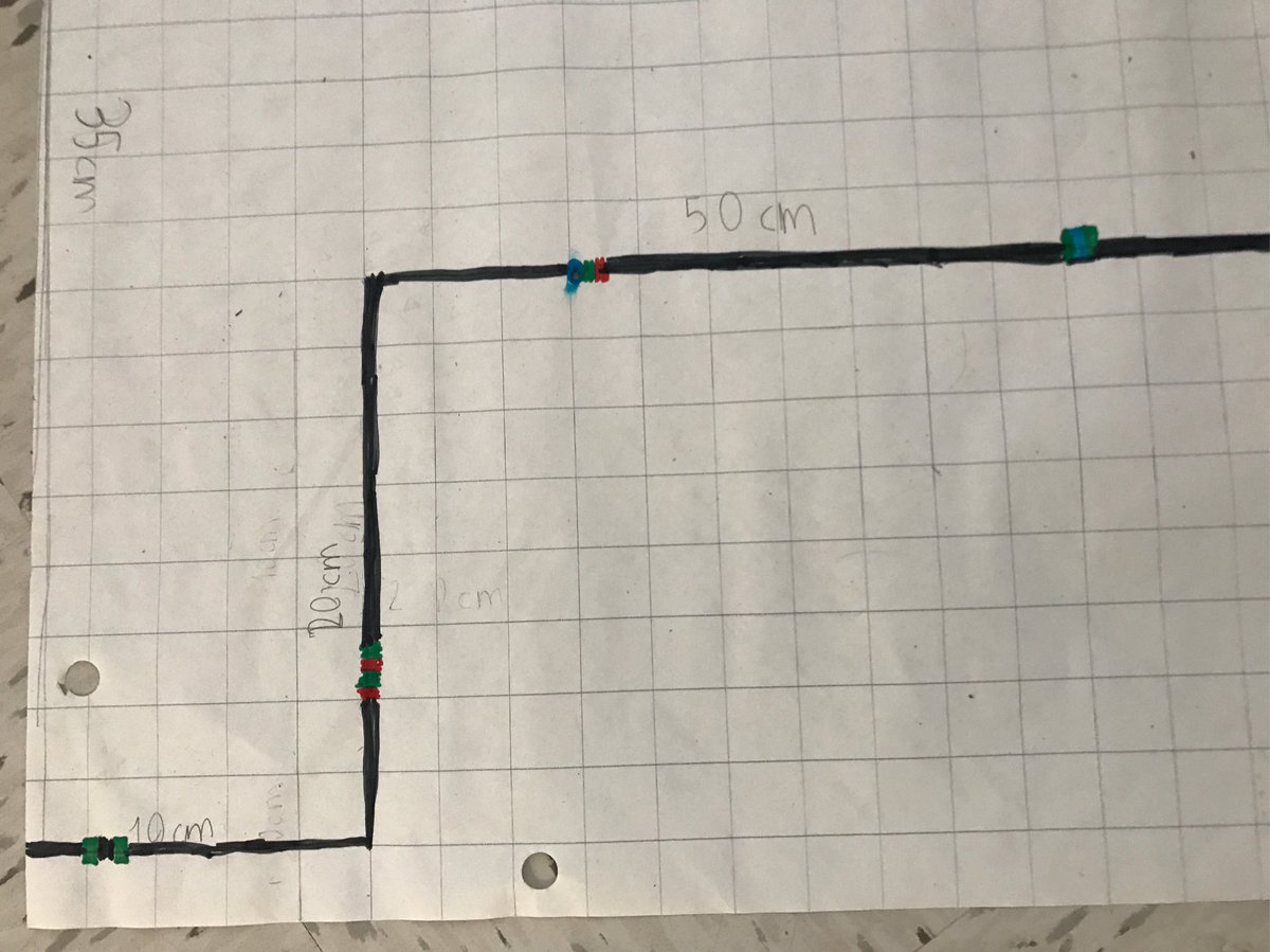 MissSHavens's tweet image. Applied our measurement knowledge to create line lengths and a path for our #Ozobot #LearningWithTechnology @TecumsehLKDSB