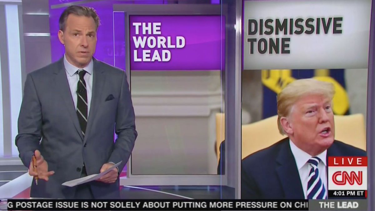 Mediaite's tweet photo. Tapper: Trump 'Stunningly Dismissive' About Saudi Arabia, Has Been Harsher on Stormy, Elizabeth Warren, Taylor Swift https://t.co/jqvKt8VEIa https://t.co/cnj5t7R0bh