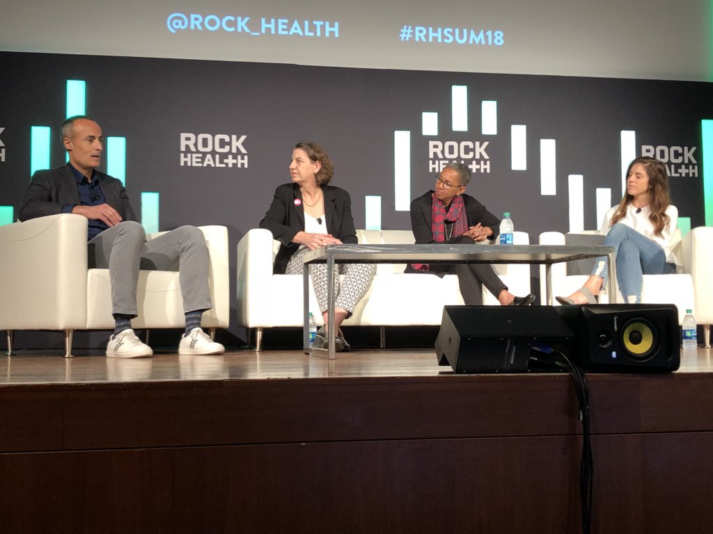 ericachain's tweet photo. Real talk. #Diversity and #Inclusion 

So excited for this next one up on #RHSUM18 stage...The State of Inclusion in #Healthcare (and why it matters) panel moderated by @halletecco with @DrIvorHorn @dawnlaguens @alidiab https://t.co/CbnOCHoH0v