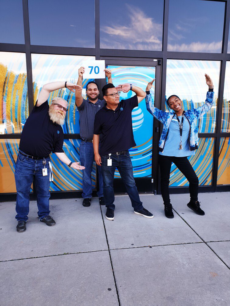 The Northcross team scores 32 CRU GAs pushing them to 70 total and over 200% attainment for October. #Smallbizisbigbiz #MidAtanticTAKEOVER #GameOfJones