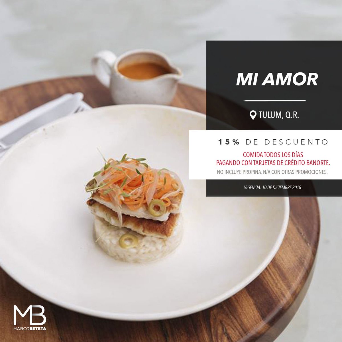 MarcoBeteta's tweet photo. ¡Con Banorte siempre tienes más! Descubre los beneficios que te otorga tu tarjeta de crédito Banorte, como descuentos en los mejores restaurantes.
📍 @rfussion 
📍 @miamorhotetulum 
📍 @LaCevicheriaTab https://t.co/GQlixcxou6