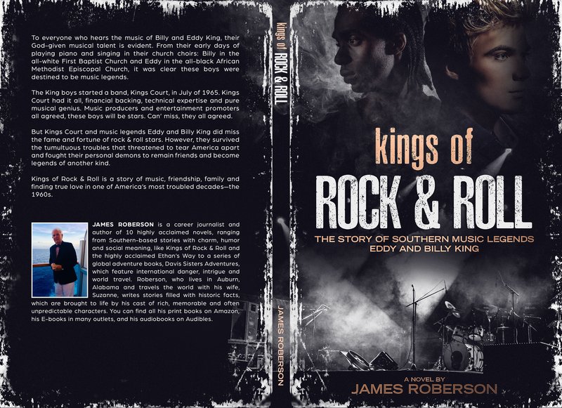 JamesRRoberson's tweet photo. The Music Never Dies in #KingsofRockandRoll. Billy and Eddy King didn't make it as rock & roll stars, but made it big as men, and their music has never stopped. Read or listen to their story of #RockandRoll in the South in the 1960s in #jamesrobersonnovels latest release. https://t.co/8qfKWkvC2i