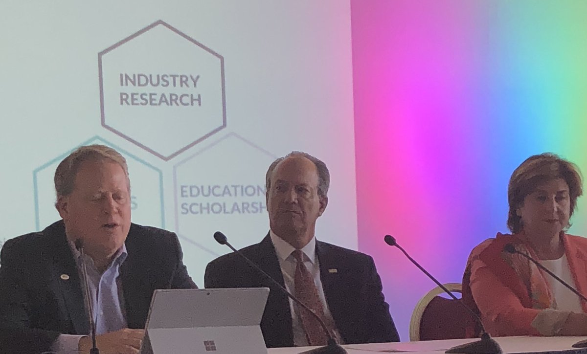 Padraicino's tweet photo. Collaborating for global reach and maximum success - @SITEGlobal @IAEE_HQ @MPI launch #GlobalMICECollaborative at @IMEX_Group https://t.co/uM5byGrhvq