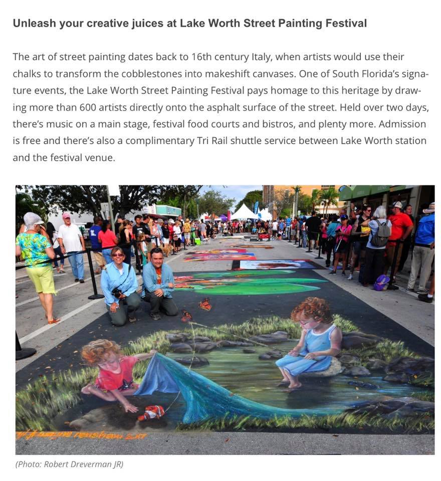 Lake Worth Street Painting Festival (ChalkFest) Twitter
