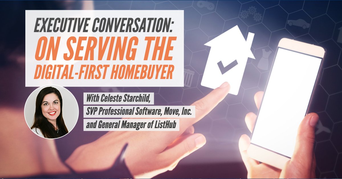 . <a href="/HousingWire/">HousingWire</a>  🏡  sits down with Celeste Starchild (SVP Professional Software, Move, Inc. and General Manager of ListHub) to discuss serving the DIGITAL-FIRST homebuyer. Access the full article  ➡️ rltor.cm/k27e8  #realestatedata