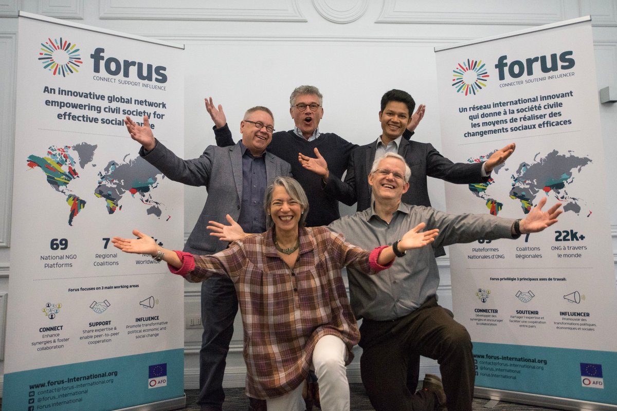 Very excited to announce our new Executive Committee: Iara Pietricovsky(<a href="/iara54/">Iara Pietricovsky</a> )- @ABONGBrasil, Saroeun Soeung (<a href="/Saroeun6/">Saroeun Soeung</a> )- <a href="/CCC_Cambodia/">Cooperation Committee for Cambodia</a>,Rilli Lappalainen (<a href="/RilliL/">Rilli Lappalainen</a> )- <a href="/Kehys_/">Kehys</a>,Sam Worthington(@SamInterAction )-<a href="/InterActionOrg/">InterAction</a> and Jean-Marc Boivin (<a href="/jmboivin1/">Jean-Marc BOIVIN</a>)-<a href="/coordinationsud/">Coordination SUD</a>