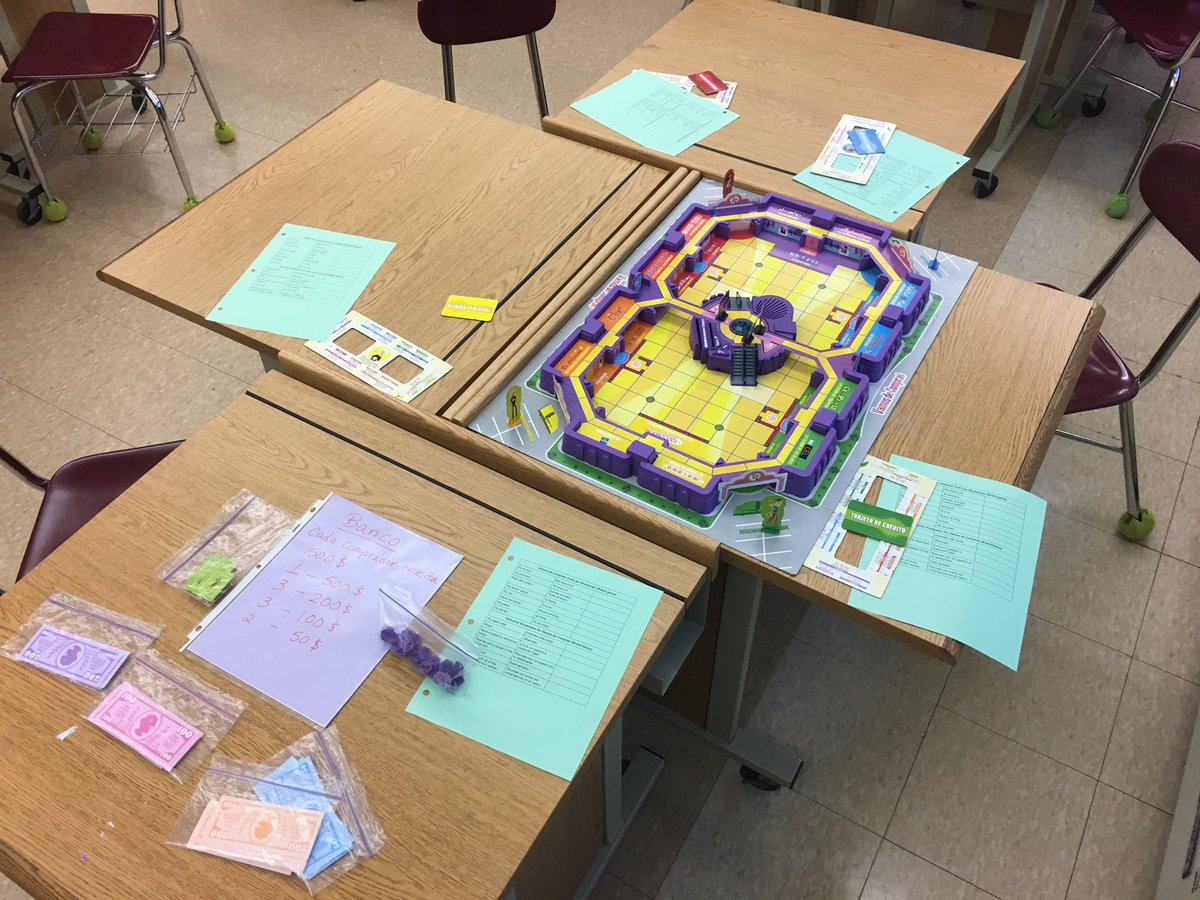 SraMillard's tweet photo. All ready to play ¡Vamos de compras! and use our new vocabulary in an authentic way! https://t.co/5yHg5WLpuV