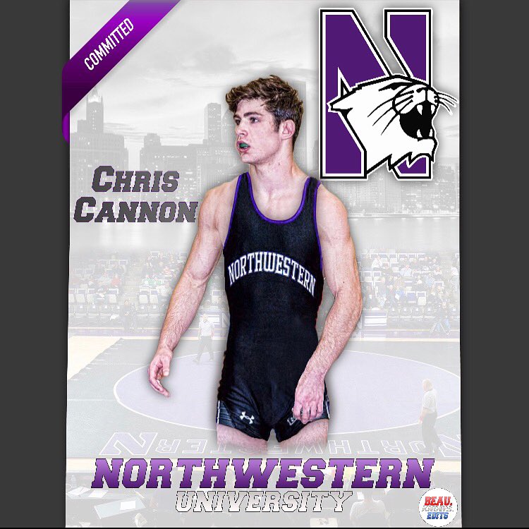 Chris_Cannon18's tweet image. I am extremely proud to announce I have committed to continue my academic and athletic career at Northwestern University. I’d like to thank everyone who has helped me get to where I am today! 🐯