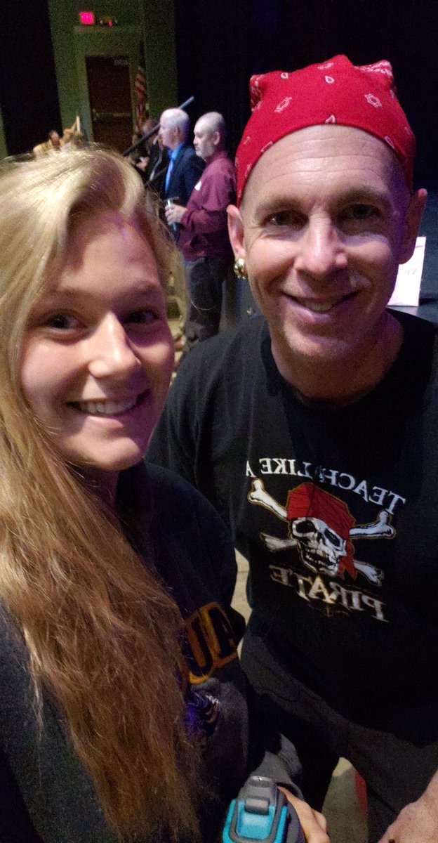 ElsasserPaige's tweet photo. It was so exciting to meet @burgessdave today! #tlap makes me miss #dsu360 but makes me excited to teach! #sunspear4lyfe https://t.co/GiPgbEKJgp