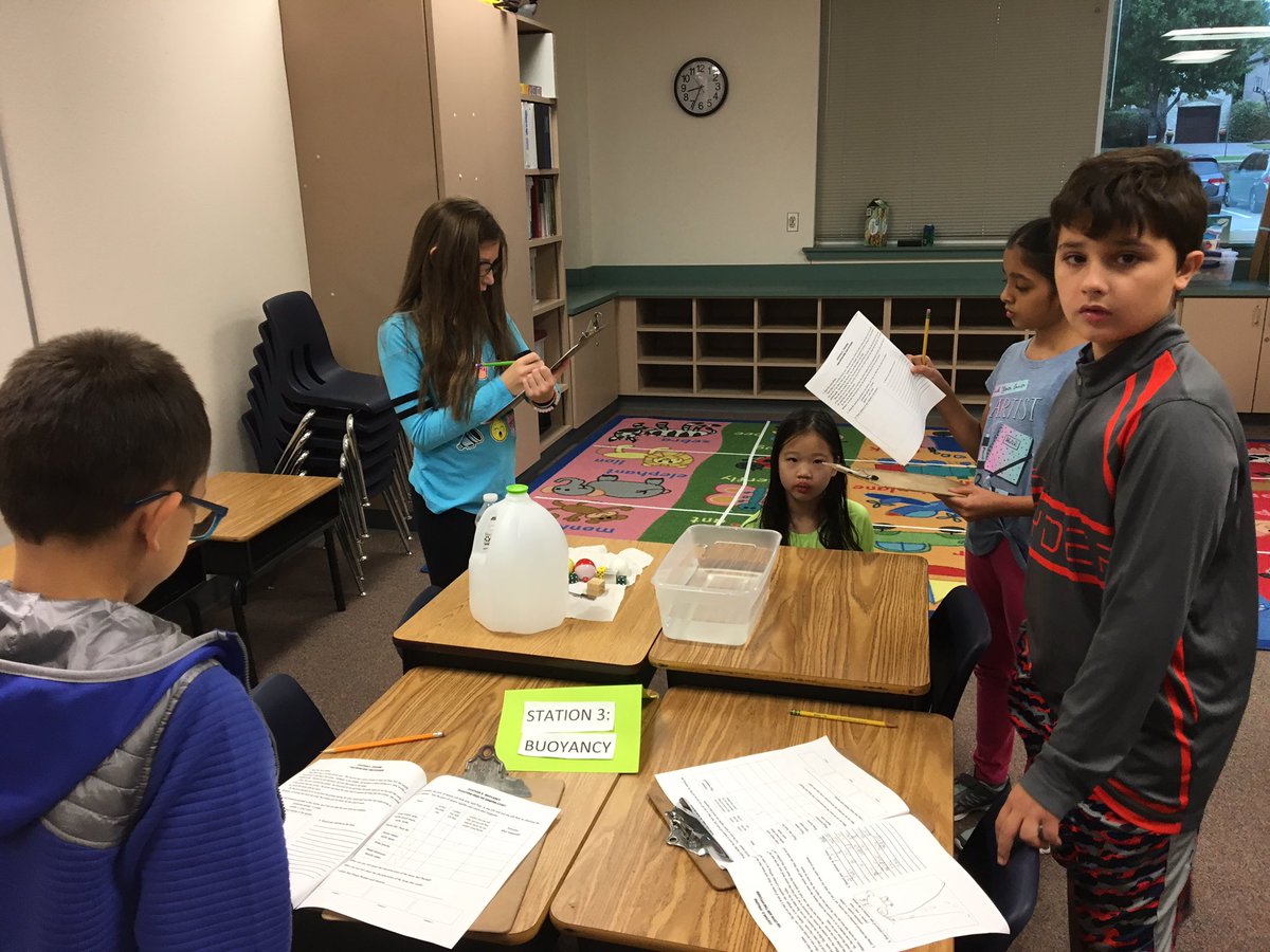 mrsnganha's tweet photo. Mrs. Bendickson’s Homeroom exploring physical properties of matter! #Science @AshleyElem https://t.co/OQRdES6Gno