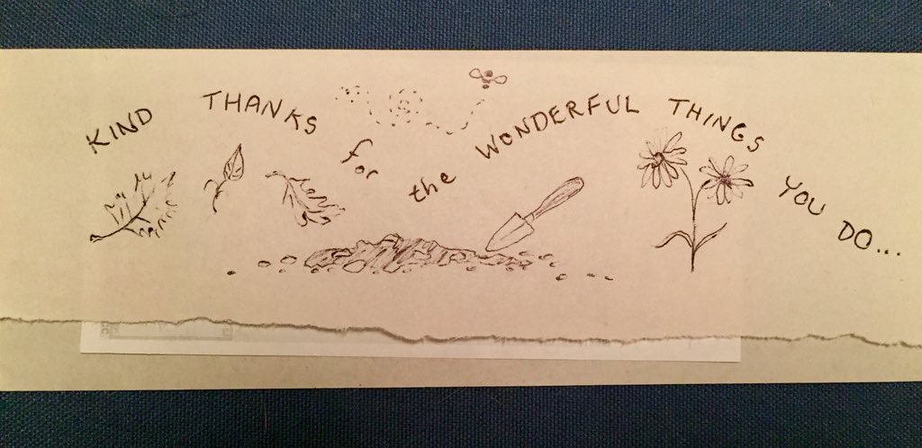 compostwithme's tweet photo. One of the lesser known rewards for being a #communitycomposter #thankyounotes https://t.co/aoWPwDReMU