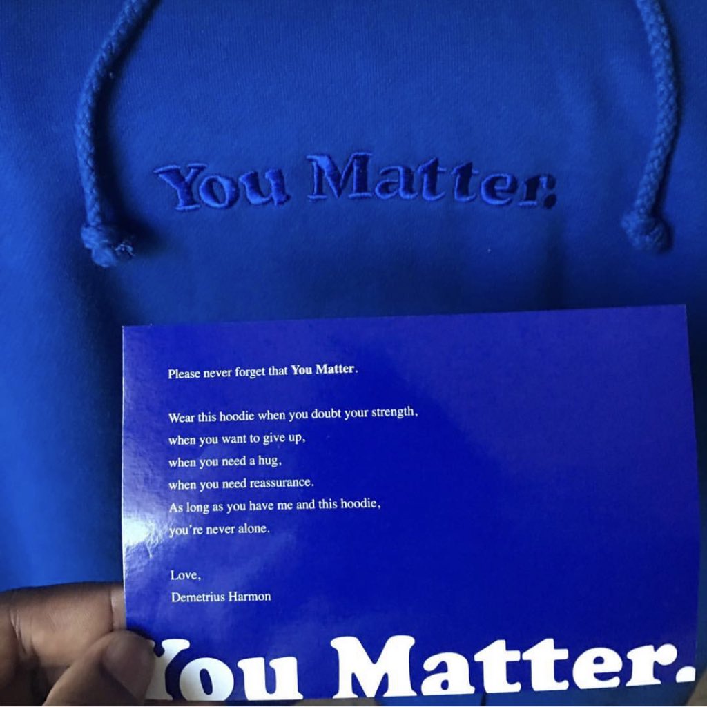 you matter hoodie cost