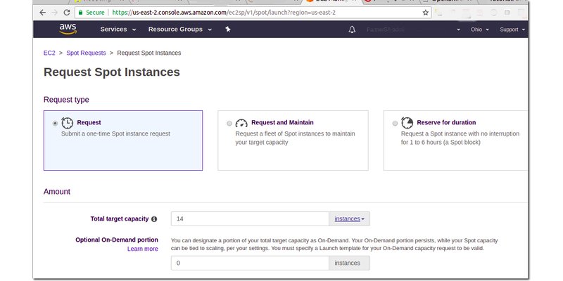 selecting a Spot Instance