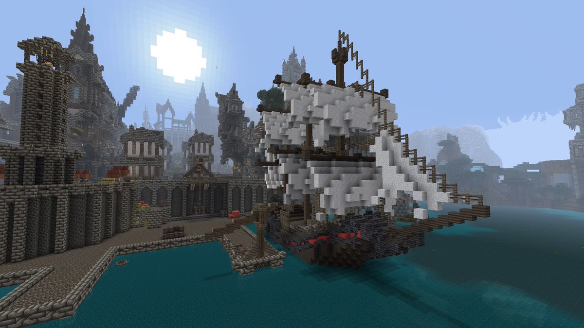 Neverty7さんのツイート 船できました マインクラフト建築 Ps4マインクラフト