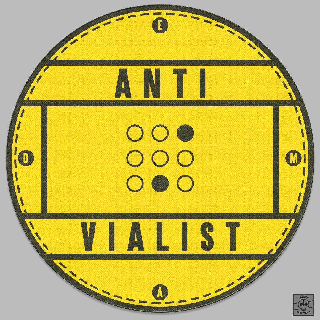 TrenchPatch's tweet photo. Fight #DEMA, become an #antivialist today!
#trench #trenchpatchproject #clique #twentyonepilots #tylerjoseph #joshdun https://t.co/hzOT1PKZKL