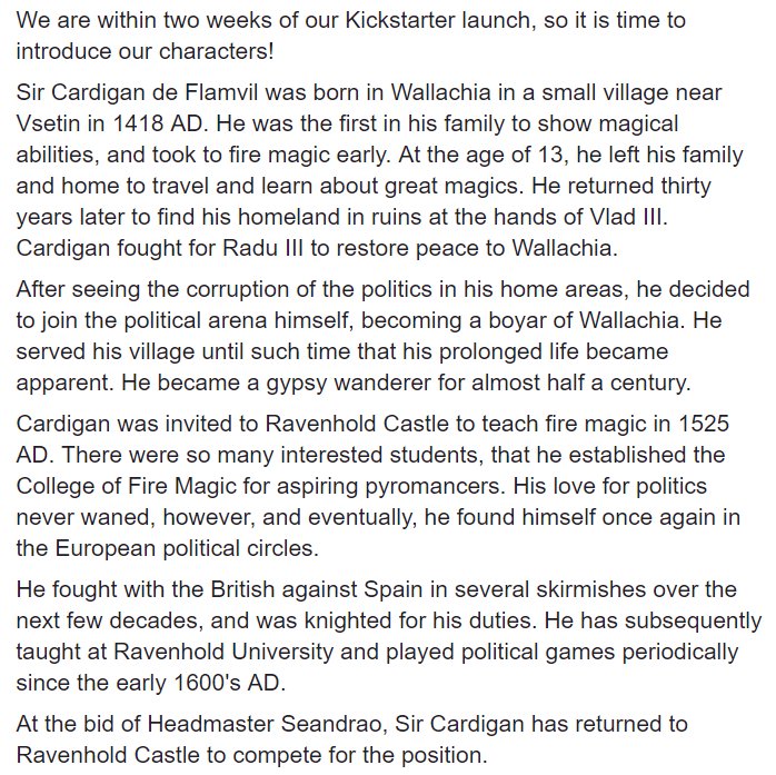 Ravenhold Castle faculty introduction! See how our Firespell College is established!
Wizard Quest will launch this Halloween on @ksboardgames <a href="/kickstarter/">Kickstarter</a> , be sure to check us out!