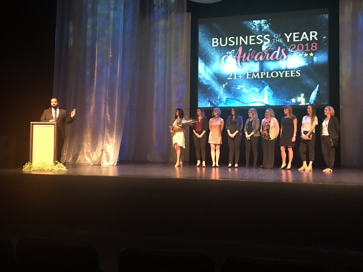 StaceyNGreer's tweet photo. I always leave the RD Chamber of Commerce Business Awards feeling so inspired. Congrats to all the nominees and winners. As well as a big thanks to Joe for entertaining us all in between. @joewhitbread  #BOYA2018 https://t.co/7QLbXkl5Ky