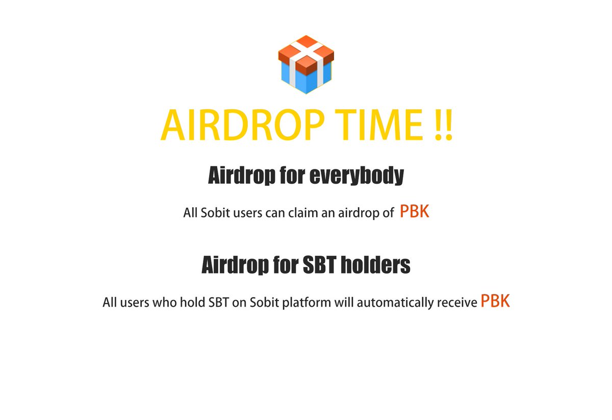 Sobitone's tweet image. Airdrop time！ Check the detail of PBK airdrop at Sobit subreddit or official website.
reddit.com/r/SobitExchang…