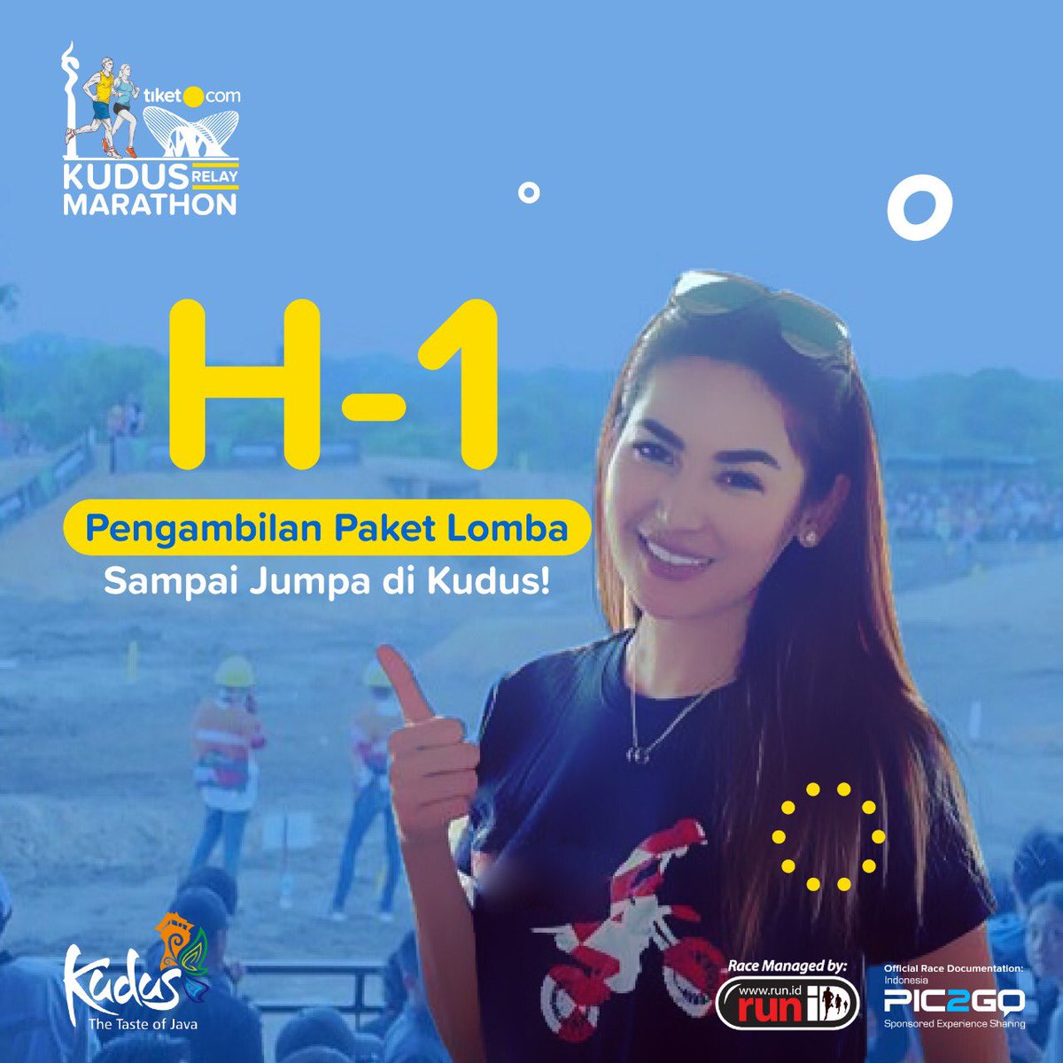 tkrm2018's tweet image. Hi Runners! Jangan lupa besok Pengambilan Paket Lomba di Kudus!

Jumat, 19 Oktober 2018
Sabtu, 20 Oktober 2018 
Waktu: 10.00-18:00
Lokasi: Alun-Alun, Simpang Tujuh, Kudus, Jawa Tengah

Link surat kuasa:
run.id/tkrm2018/surat…

Link surat pernyataan:
run.id/tkrm2018/surat…