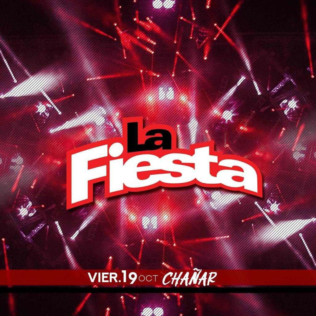 lafiestaoficial's tweet photo. Atención fiesteros este viernes nos vamos para el Chañar para pasar una noche llena de fiesta ! #SentiteVivo https://t.co/VkJO2aKDEh