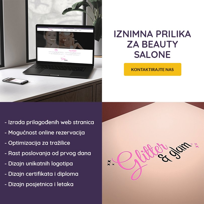 DirectDesign1's tweet image. Izvrsna prilika za sve vlasnike beauty salona da dođete do novih korisnika Vaših usluga 😊✂️💯
buff.ly/2S2ikca
#beautysalon #directdesign #samodirektno #salonljepote #frizerskisalon #frizer #webdesign #izradawebstranica #dizajn #webdevelopment #salon #ljepota #nails