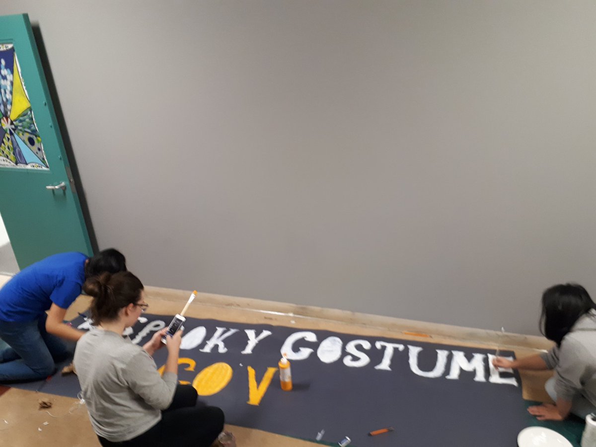 thsscouncil's tweet photo. The Sp00ky Halloweek posters seem to have been done by ghosts 🤯😱😱👻👻👻🍊🍊🍊🧡 https://t.co/A88LpnAGxv