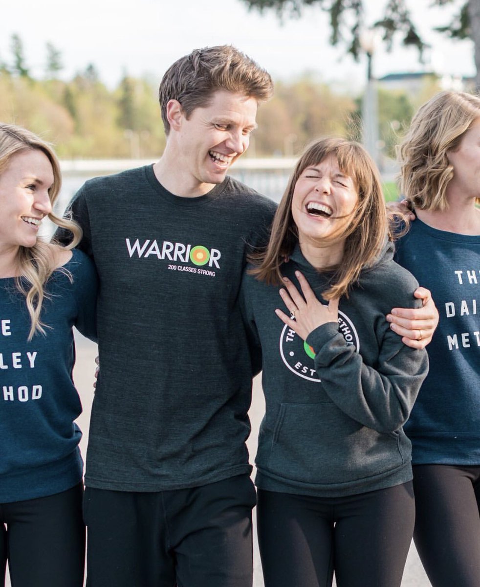 tdmottawa's tweet image. This photo pretty well sums up how you’ll feel after you take a #Dailey class. 
#doitdailey
#livingadaileylife
#thedaileymethod