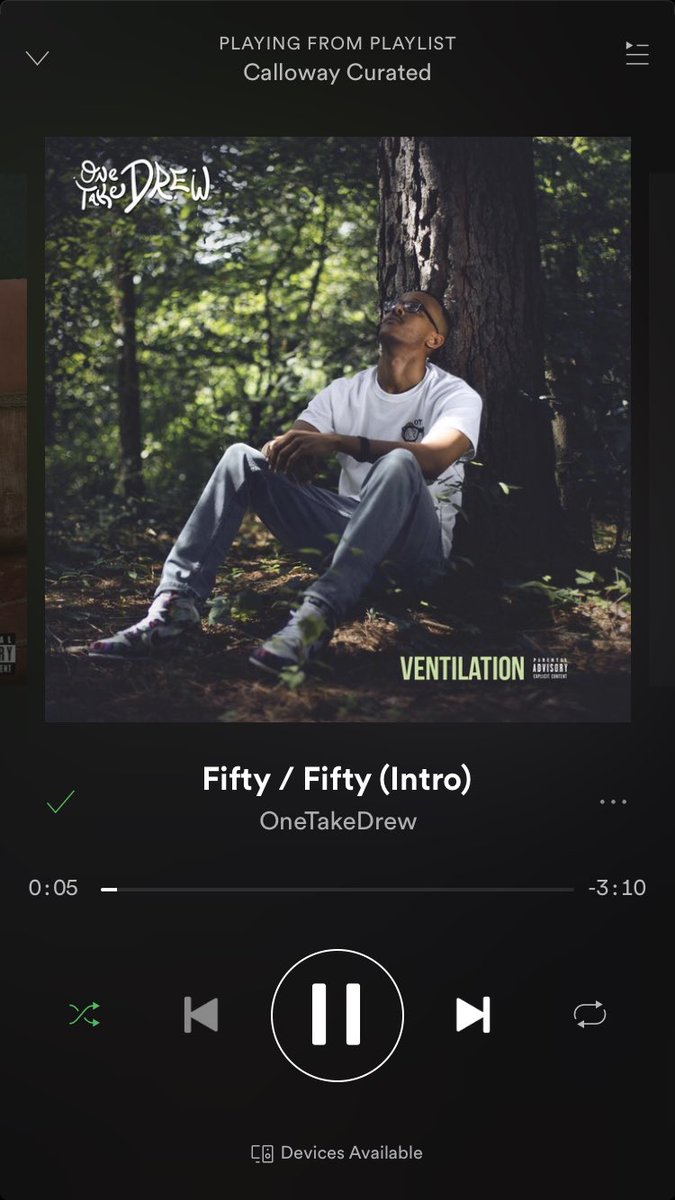 OneTakeDrew's tweet image. Shouts to @RealSway &amp;amp; @yomicalloway for throwin Fifty/Fifty on their #CallowayCurated Spotify playlist! Go follow dat🤘🏽