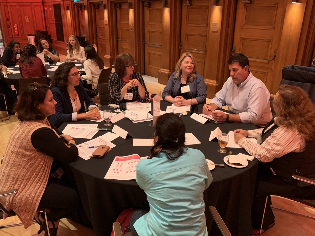 nwap_sv's tweet image. Nancy Moreno from #Oracle leading an interactive &amp;amp; engaging table discussion on &quot;Unexpected Women Challenging The Status Quo&quot; at @OracleWomenLead hosted #nwap_sv inter-company Networking With A Purpose event #WomenInTech #IgnitingChange