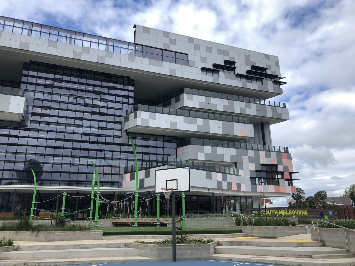 CorrieB's tweet image. Having a great tour today of the amazing Sth Melbourne PS. Innovative learning spaces done very well in a vertical setting. #vicpln #learningspacedesign