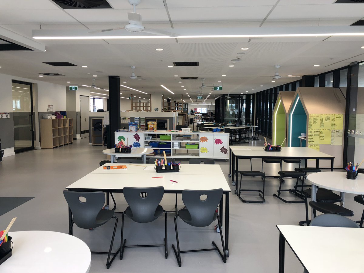 CorrieB's tweet image. Having a great tour today of the amazing Sth Melbourne PS. Innovative learning spaces done very well in a vertical setting. #vicpln #learningspacedesign