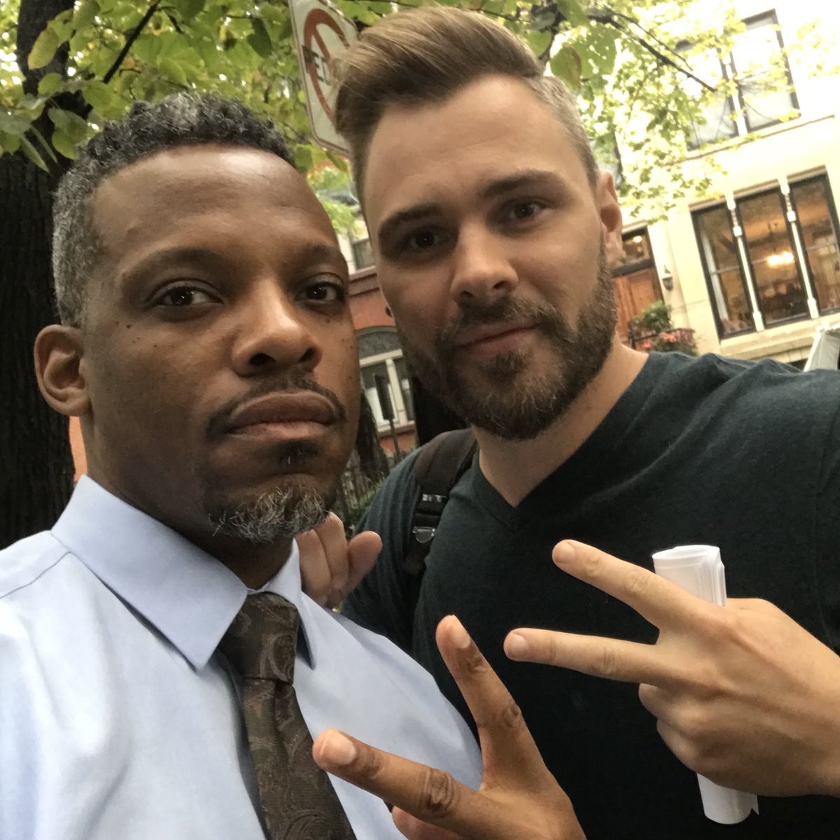yesmelroberson's tweet photo. It’s almost time for @NBCChicagoPD on NBC. Watch me and Ruzek together in a scene tonight! https://t.co/gFAL23Zjud