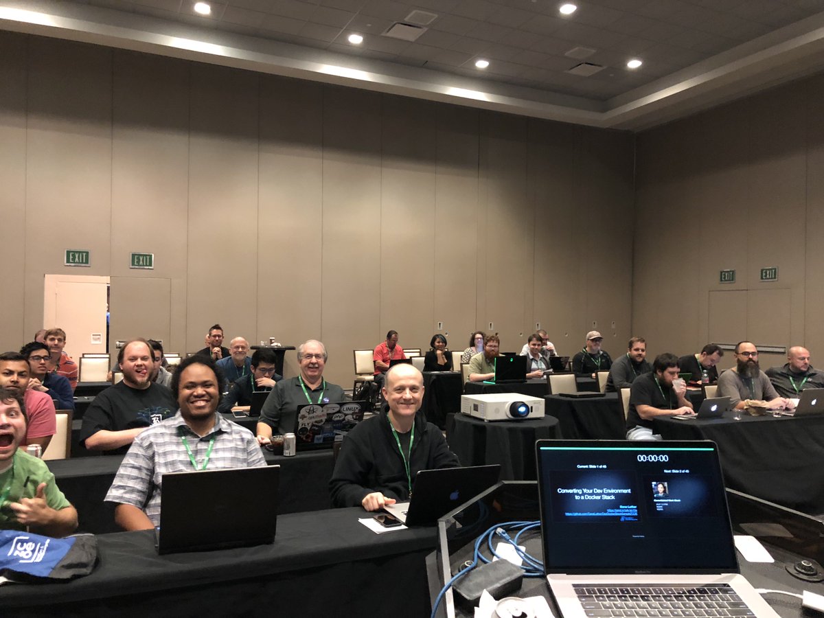 danaluther's tweet image. Slides are up for my last presentation - joind.in/talk/ab10a - thank you to everyone who came out! I hope that you learned what you need to take these new skills home with you and start using and enjoying @Docker #ZCOE18