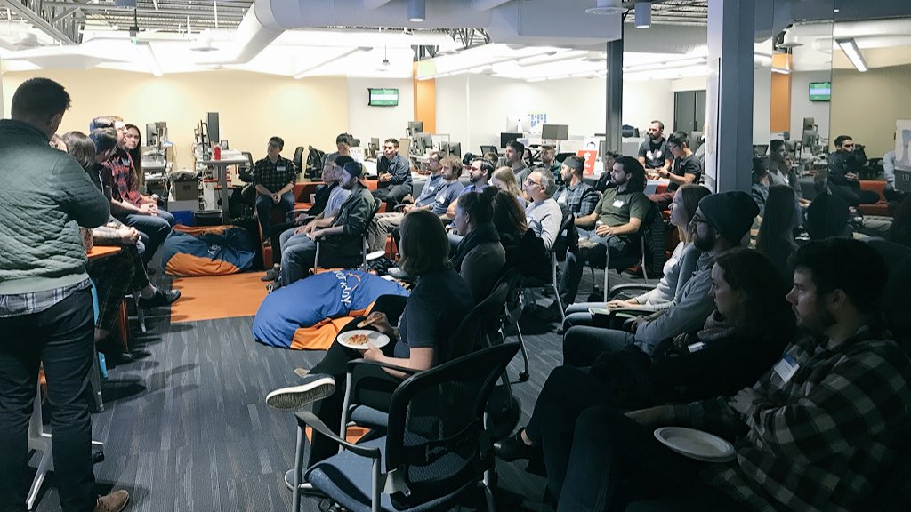 boulder_js's tweet image. What a great turnout to this month’s Meetup, featuring a panel on #design and development.
Thank you to everyone for coming! Big thank you to our panelists and huge shoutout to our host @_alanbsmith!
🙏🙏🙏
#grateful #community #JavaScript