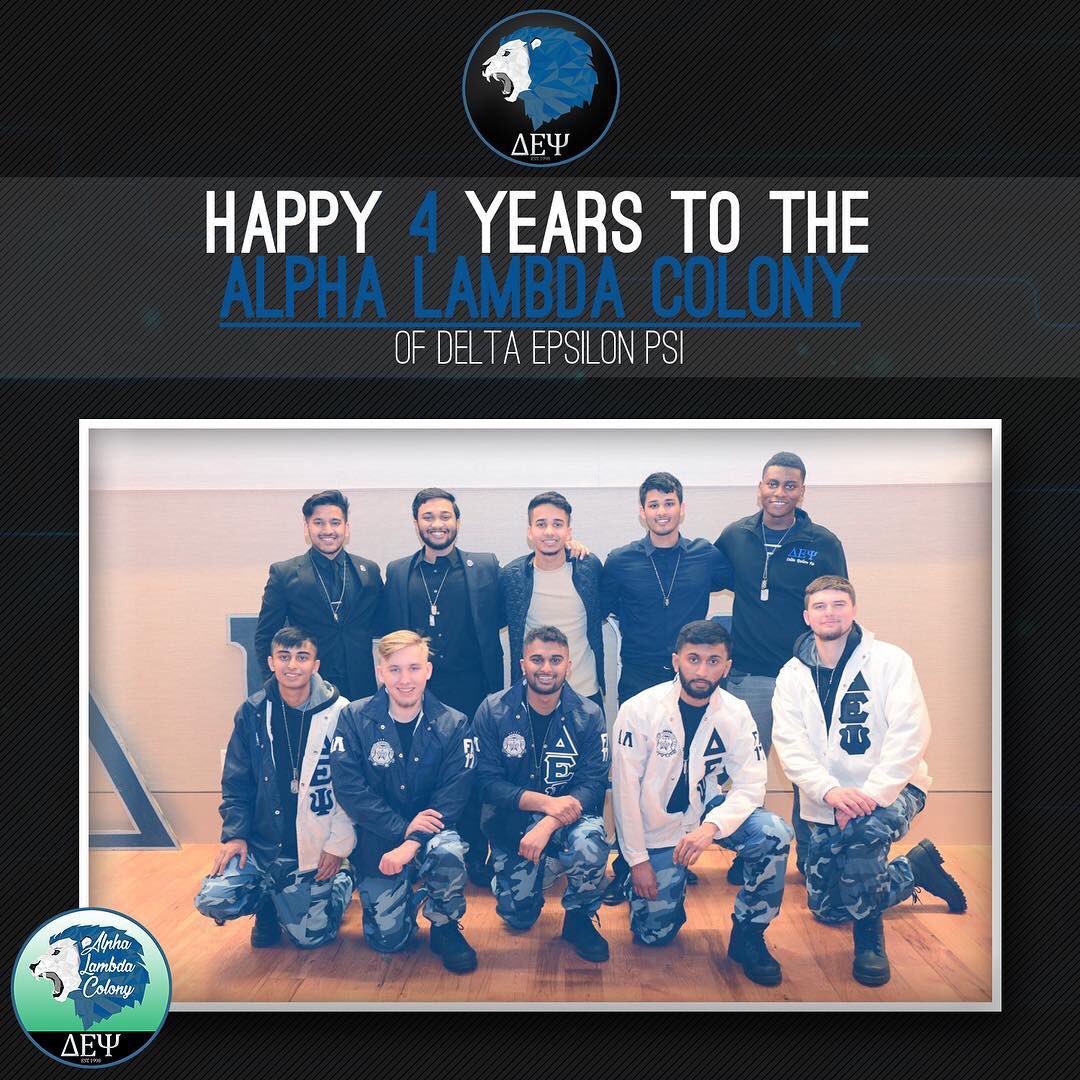 Happy 4 years to the Alpha Lambda Colony! #DEPsi #AlphaLambda