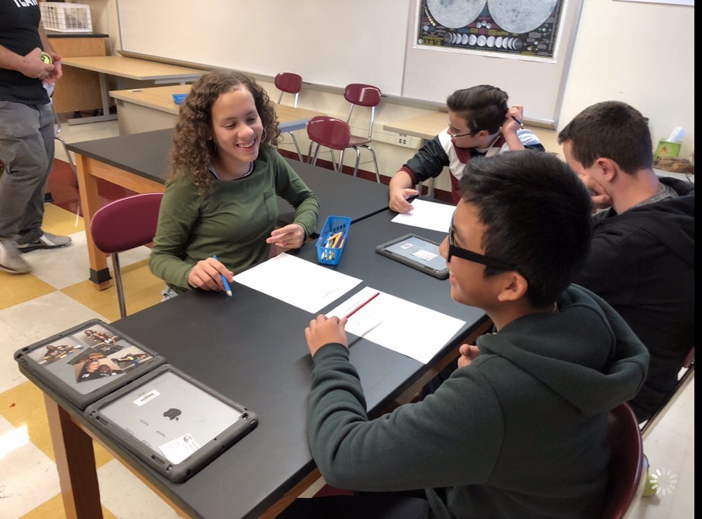 toz2020's tweet photo. Day 1 of @svsdSTREAM 7th grade event ended with a glimpse into the genius of Enrico Fermi. The STREAMers had to estimate the number of functioning gas stations in the United States. #CrashTestDummies #steelvalley #AppleEDU https://t.co/WJ0CnJGHP9