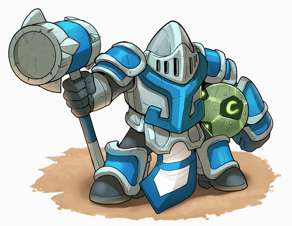 A new challenger has arrived. 

His thick armor is proving to be a real obstacle for the other teams.

Wha.. What if we had an entire team of them? Be right back... 

#gamedev #indiegame
#knightinshiningarmor #IndieGameDev