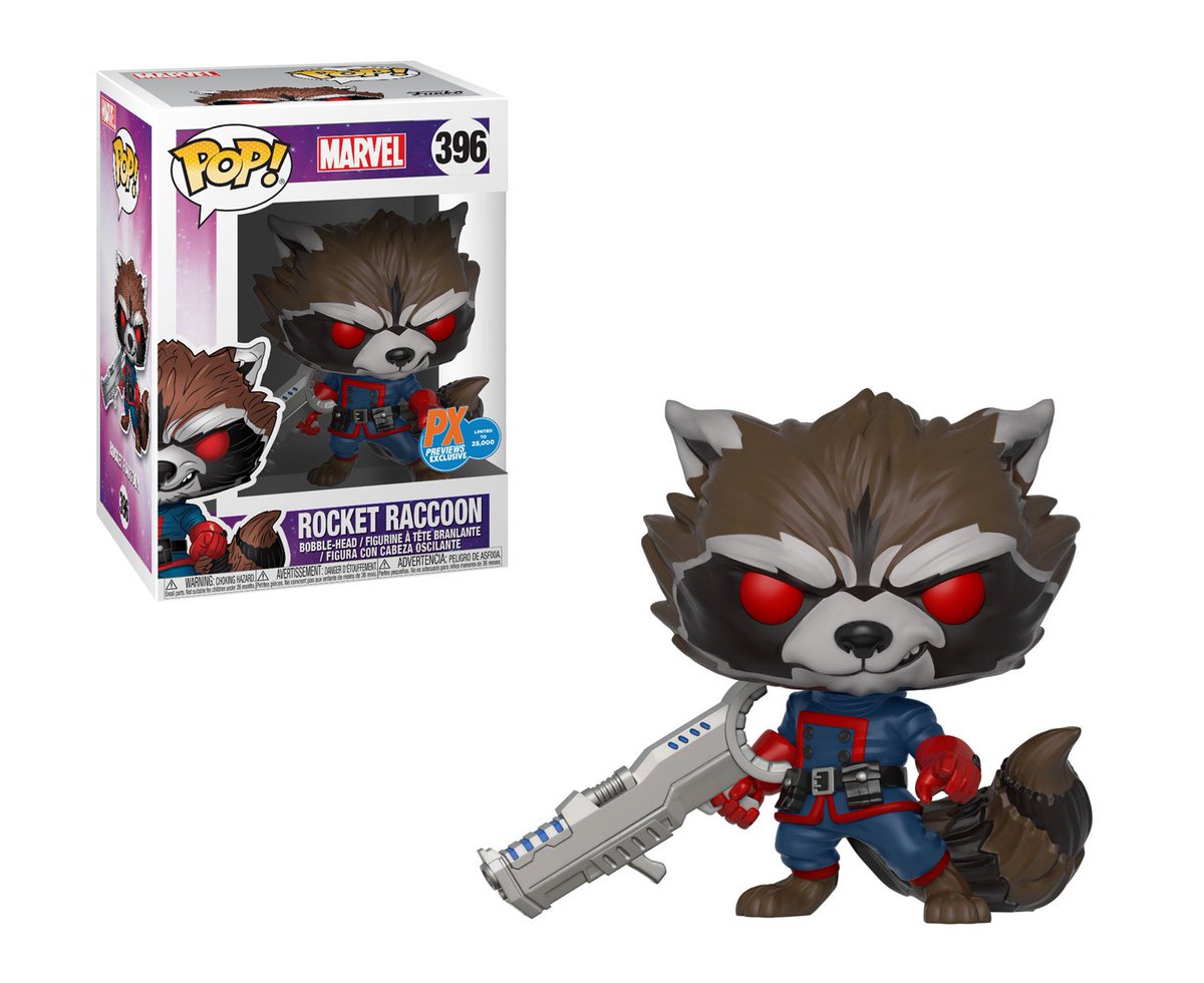OriginalFunko's tweet image. RT &amp;amp; follow @OriginalFunko for a chance to WIN a Previews Exclusive Rocket Racoon Pop!