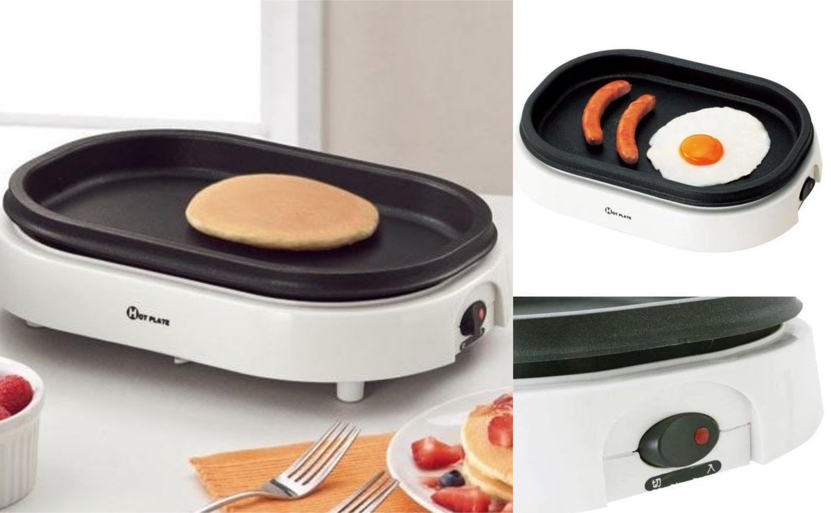 Nitori V Twitter ホットプレートが税別943円 ミニホットプレートでパパッとお手軽料理 お一人ご飯にもピッタリ ホットケーキや目玉焼きなど 朝食やちょっと小腹がすいた時に プレートは約幅24 5 奥行16 5cm コンパクトで収納ラクラクなのは嬉しいポイント