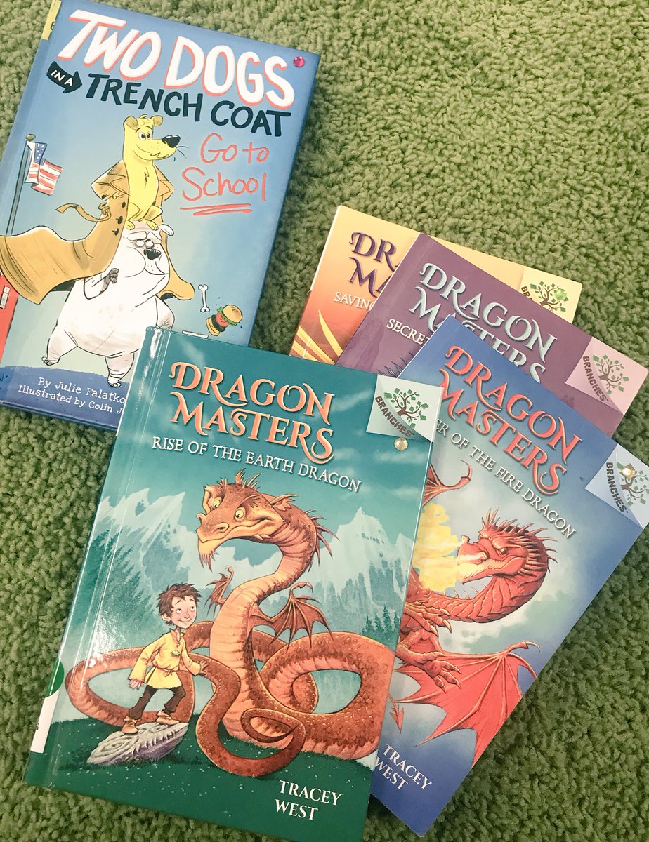 Mrs_McHugh's tweet photo. New #bookgems have been released into the wild in the BGS library! Our latest book talks featured adventure books and stories that made us laugh, including one of my favorite @Scholastic #branches series and a @JulieFalatko homerun! https://t.co/qY2VoNOdI3