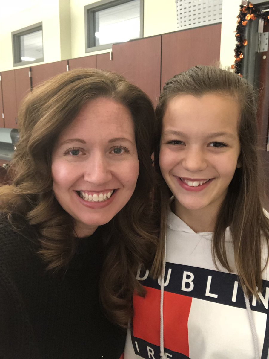 MrsCSpaulding's tweet photo. It's a great day when former students spend their day off with you!  Loved having you Hope!!!! https://t.co/4JcDY22GYL