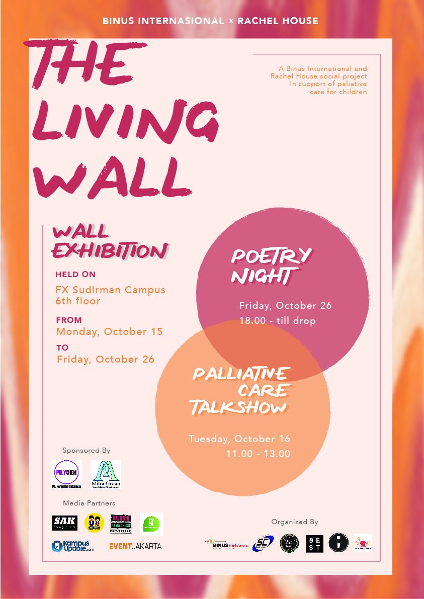 KampusUpdate's tweet photo. If you had one more day to live, what would you do? Find out in our exhibition The Living Wall — CP: 081291440068 (Yosephine) #IfIHad1MoreDay #TheLivingWall
#KUMediaPartner #KUMedPar https://t.co/uBUsDrXjBB