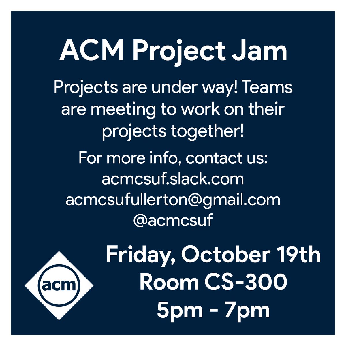 ACM CSUF Chapter tweet media